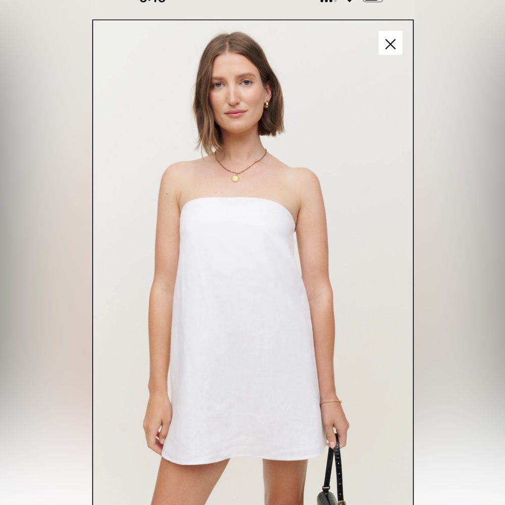 Reformation Stella Linen Dress